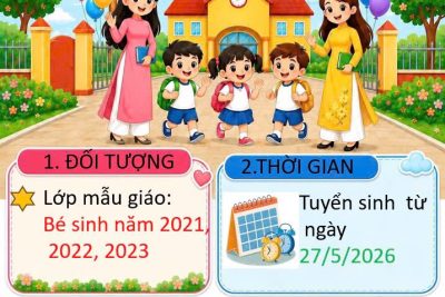📢THÔNG BÁO TUYỂN SINH NĂM HỌC 2026-2027