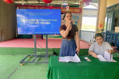 Mầm non Ba Trang đã tổ chức cuộc họp phụ huynh toàn trường năm học 2025 – 2026.