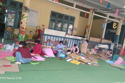 Trường Mầm non  Ba Trang tổ chức Hội thi Tự làm Đồ dùng, Đồ chơi – Nâng cao chất lượng giáo dục và Chào mừng Ngày 20/11.